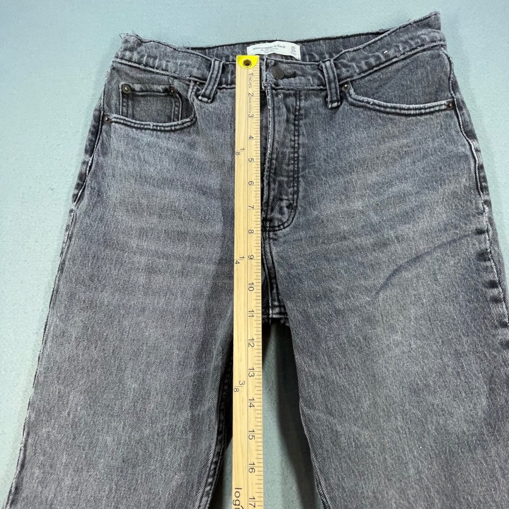 Abercrombie & Fitch Black Skinny Jeans Womens 30/10R High Rise 90s Skinny - Picture 9 of 11